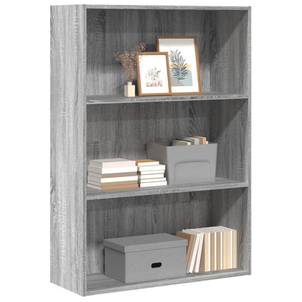 Boekenkast 60X30X Bewerkt Hout Artisanaal Eikenkleurig - XdropX