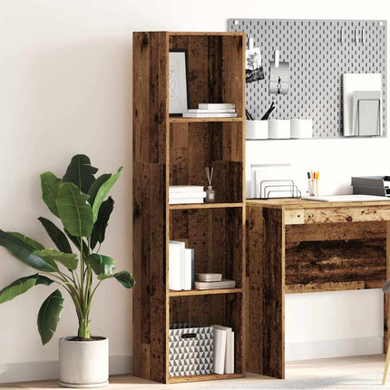 Boekenkast 60X30X Bewerkt Hout Artisanaal Eikenkleurig - XdropX