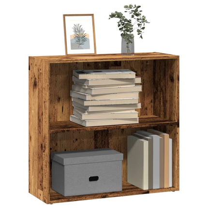 Boekenkast 60X30X Bewerkt Hout Artisanaal Eikenkleurig - XdropX