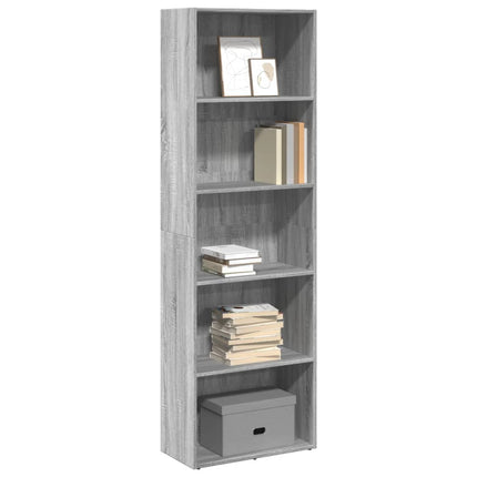 Boekenkast 60X30X Bewerkt Hout Artisanaal Eikenkleurig - XdropX