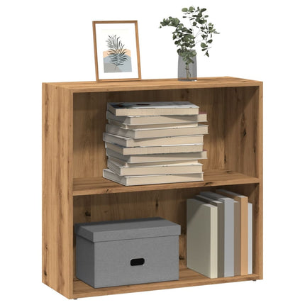 Boekenkast 60X30X Bewerkt Hout Artisanaal Eikenkleurig - XdropX