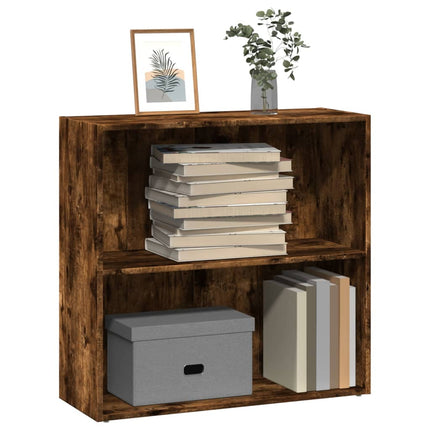 Boekenkast 60X30X Bewerkt Hout Artisanaal Eikenkleurig - XdropX