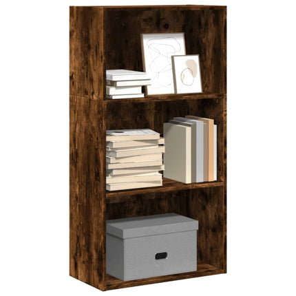 Boekenkast 60X30X Bewerkt Hout Artisanaal Eikenkleurig - XdropX