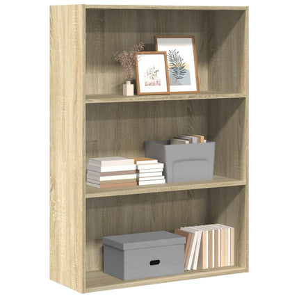 Boekenkast 60X30X Bewerkt Hout Artisanaal Eikenkleurig - XdropX