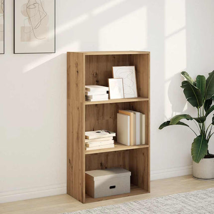Boekenkast 60X30X Bewerkt Hout Artisanaal Eikenkleurig - XdropX