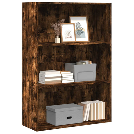 Boekenkast 60X30X Bewerkt Hout Artisanaal Eikenkleurig - XdropX