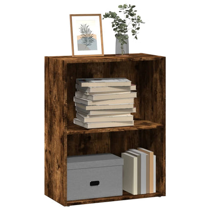 Boekenkast 60X30X Bewerkt Hout Artisanaal Eikenkleurig - XdropX