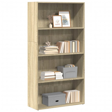 Boekenkast 60X30X Bewerkt Hout Artisanaal Eikenkleurig - XdropX