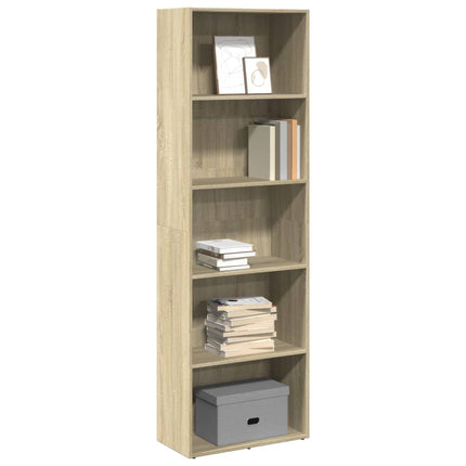 Boekenkast 60X30X Bewerkt Hout Artisanaal Eikenkleurig - XdropX