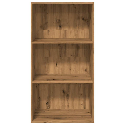 Boekenkast 60X30X Bewerkt Hout Artisanaal Eikenkleurig - XdropX