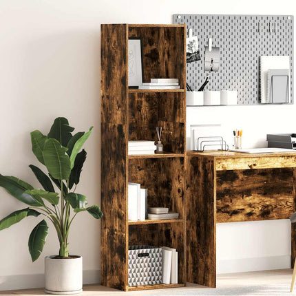 Boekenkast 60X30X Bewerkt Hout Artisanaal Eikenkleurig - XdropX
