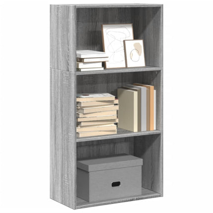 Boekenkast 60X30X Bewerkt Hout Artisanaal Eikenkleurig - XdropX