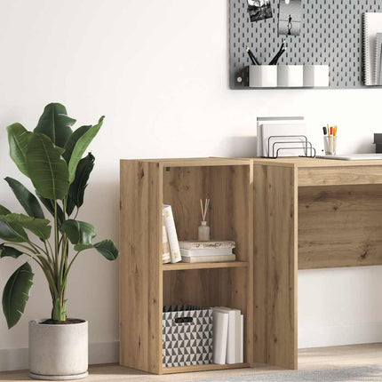 Boekenkast 60X30X Bewerkt Hout Artisanaal Eikenkleurig - XdropX
