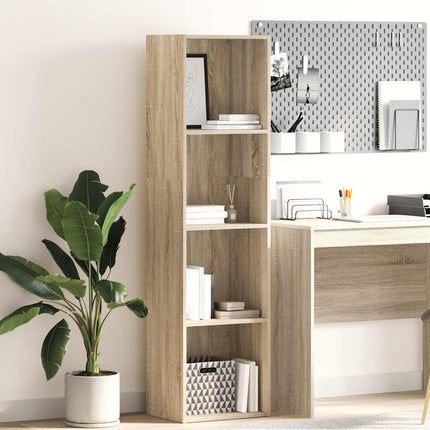Boekenkast 60X30X Bewerkt Hout Artisanaal Eikenkleurig - XdropX