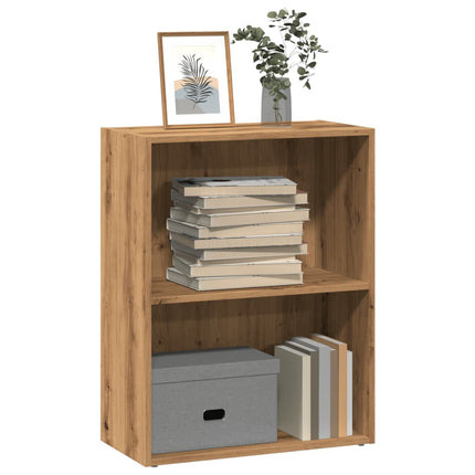 Boekenkast 60X30X Bewerkt Hout Artisanaal Eikenkleurig - XdropX
