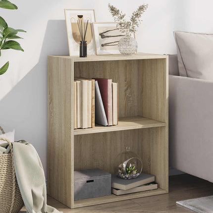 Boekenkast 60X30X Bewerkt Hout Artisanaal Eikenkleurig - XdropX
