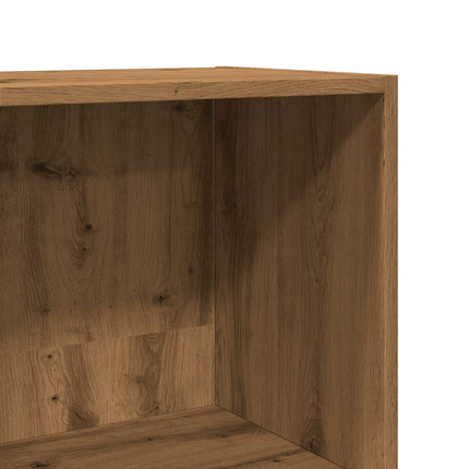 Boekenkast 60X30X Bewerkt Hout Artisanaal Eikenkleurig - XdropX