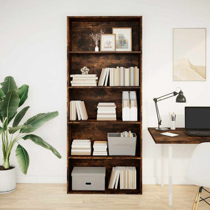 Boekenkast 60X30X Bewerkt Hout Artisanaal Eikenkleurig - XdropX