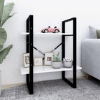 70 cm / Wit / Bewerkt hout
