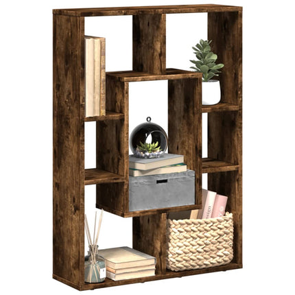 Boekenkast 63X20X90 Cm Bewerkt Hout Kleurig - XdropX