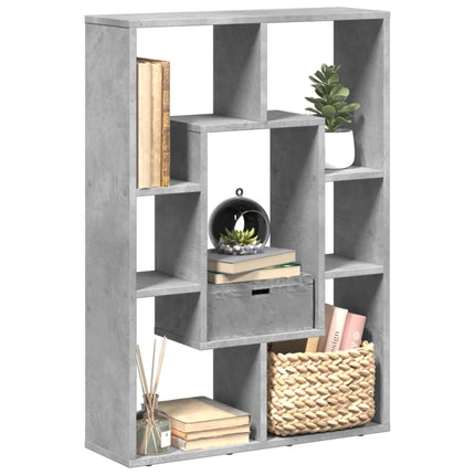 Boekenkast 63X20X90 Cm Bewerkt Hout Kleurig - XdropX