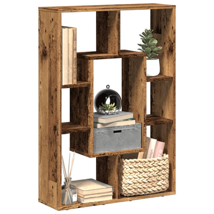 Boekenkast 63X20X90 Cm Bewerkt Hout Kleurig - XdropX