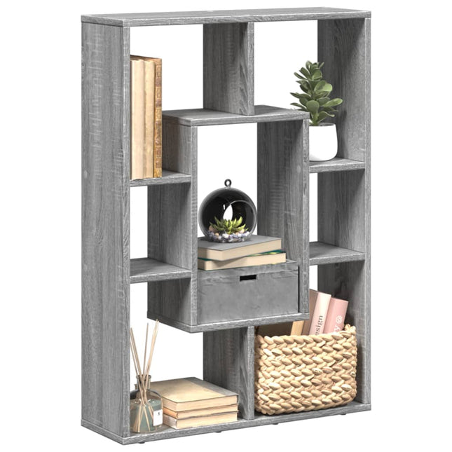 Boekenkast 63X20X90 Cm Bewerkt Hout Kleurig - XdropX
