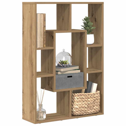 Boekenkast 63X20X90 Cm Bewerkt Hout Kleurig - XdropX