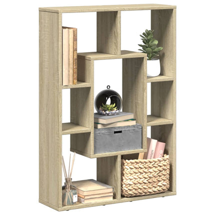 Boekenkast 63X20X90 Cm Bewerkt Hout Kleurig - XdropX