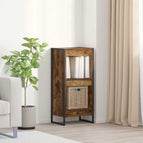 40 x 30 x 86,5 cm / Gerookt eiken