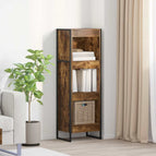 40 x 30 x 121 cm / Gerookt eiken