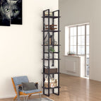 210 cm / Grijs / Bewerkt hout