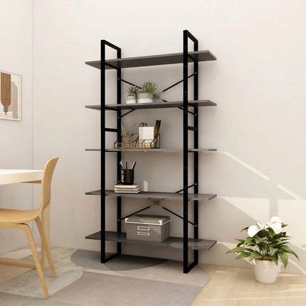 Boekenkast Met 5 Schappen 80X30X175 Cm Massief Grenenhout - XdropX