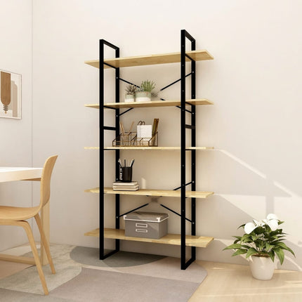 Boekenkast Met 5 Schappen 80X30X175 Cm Massief Grenenhout - XdropX