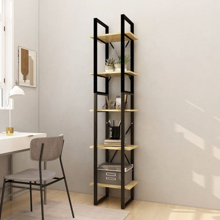 Boekenkast Met 5 Schappen 80X30X175 Cm Massief Grenenhout - XdropX