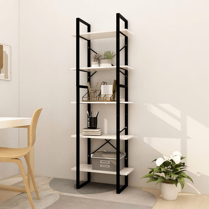 Boekenkast Met 5 Schappen 80X30X175 Cm Massief Grenenhout - XdropX