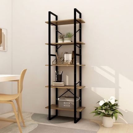 Boekenkast Met 5 Schappen 80X30X175 Cm Massief Grenenhout - XdropX