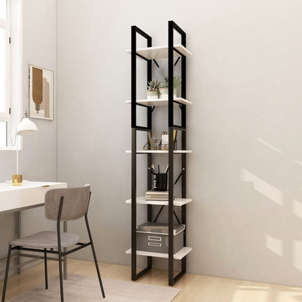Boekenkast Met 5 Schappen 80X30X175 Cm Massief Grenenhout - XdropX