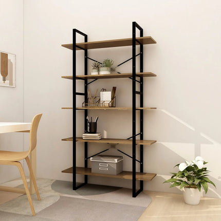 Boekenkast Met 5 Schappen 80X30X175 Cm Massief Grenenhout - XdropX