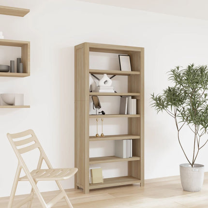 Boekenkast Met 6 Schappen 80X30X Massief Acaciahout - XdropX