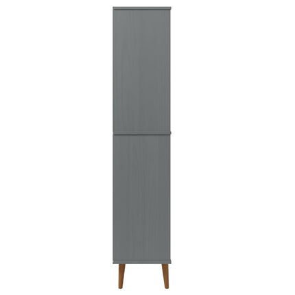 Boekenkast Molde 85X35X170,5 Cm Massief Grenenhout - XdropX