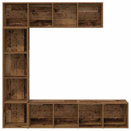 Boekenkasten 3 St Bewerkt Hout Kleurig - XdropX