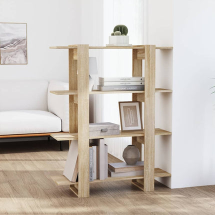 Boekenkast/Kamerscherm 100X30X123,5 Cm Eiken - XdropX
