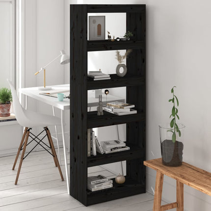 Boekenkast/Kamerscherm 60X30X135,5 Cm Massief Grenenhout - XdropX