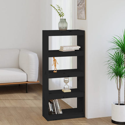Boekenkast/Kamerscherm 60X30X135,5 Cm Massief Grenenhout - XdropX