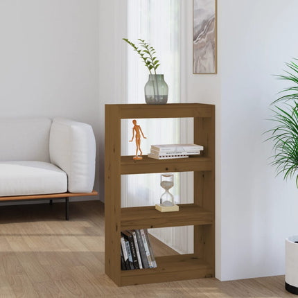 Boekenkast/Kamerscherm 60X30X135,5 Cm Massief Grenenhout - XdropX