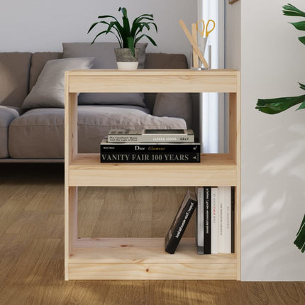 Boekenkast/Kamerscherm 60X30X135,5 Cm Massief Grenenhout - XdropX