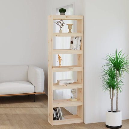 Boekenkast/Kamerscherm 60X30X135,5 Cm Massief Grenenhout - XdropX