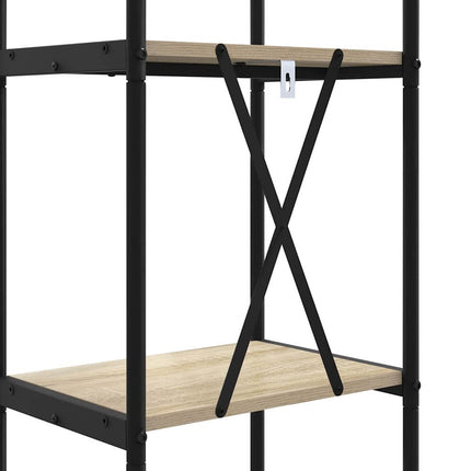 Boekenplank 3-Laags Bewerkt Hout Sonoma Eik - XdropX