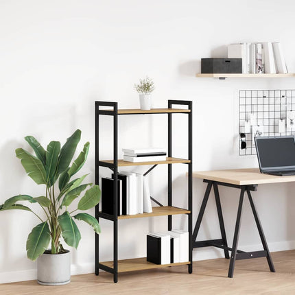 Boekenplank 60 X 30 X 85 Cm Bewerkt Hout Artisan Eiken - XdropX